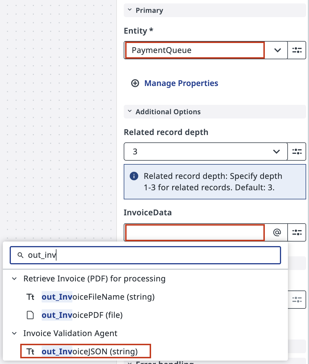 Map Invoice 5. Configure API Integration - Agentic Automation Workshop